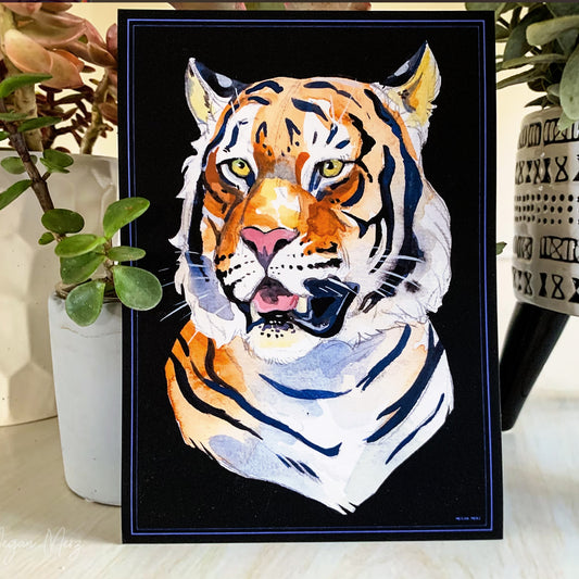 Tiger Portrait Print