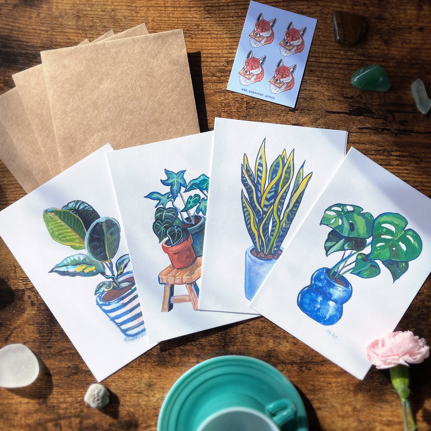 Potted Plant Notecards