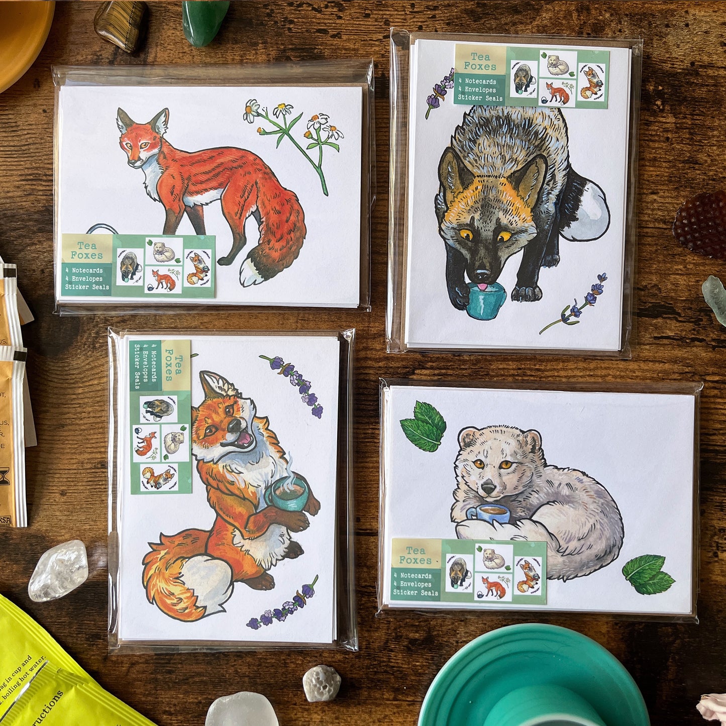 Tea Fox Notecards