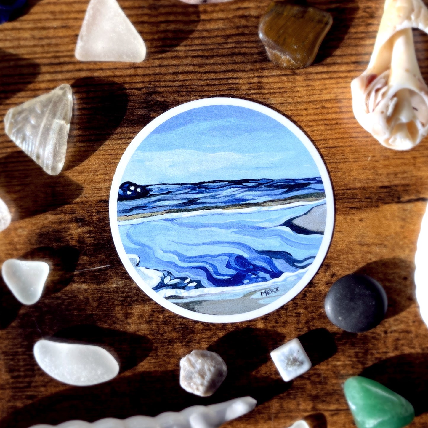 Presque Isle Tide Pool 3" Round Sticker