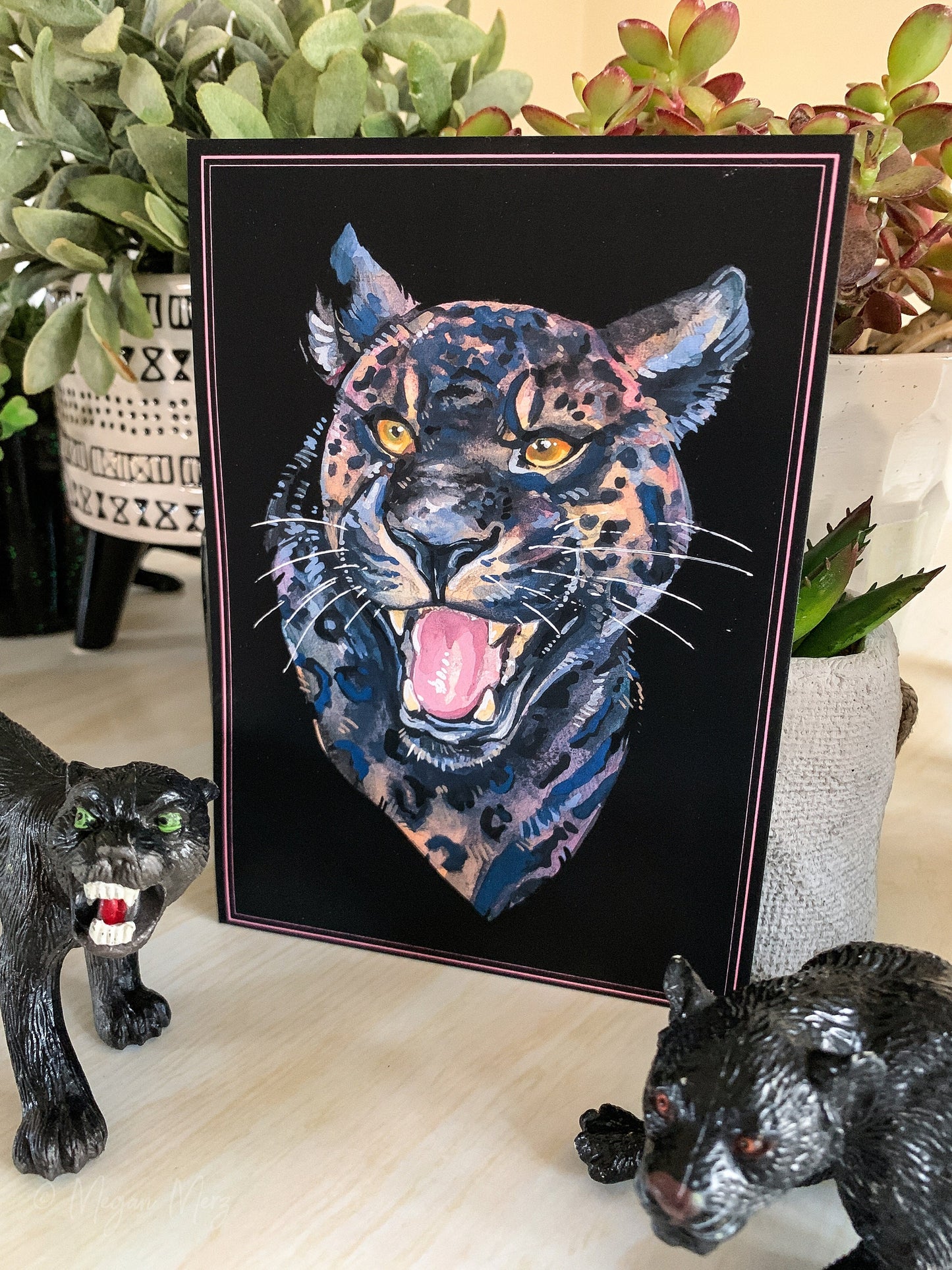 Panther Portrait Print