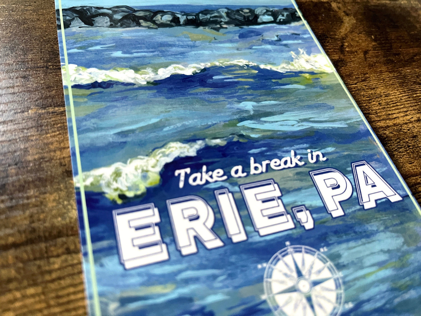 Take a Break in Erie, PA Postcard