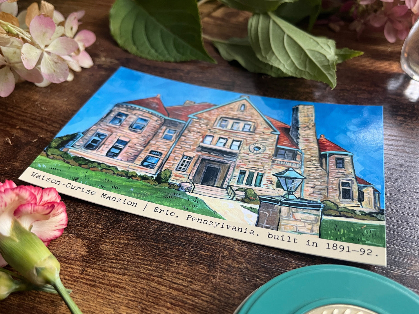 Watson-Curtze Historic Mansion Postcard