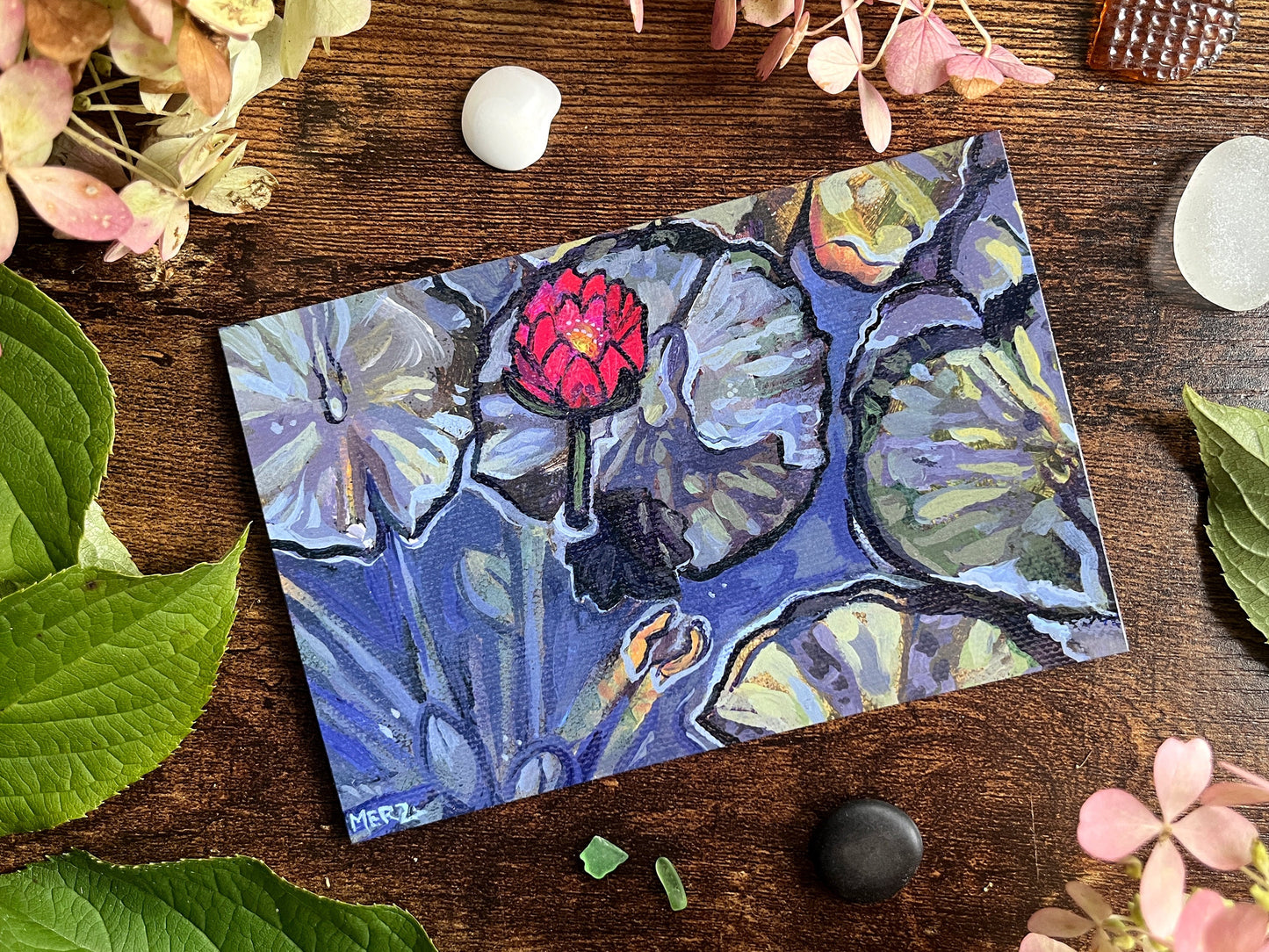 Lilypad Painting Postcard